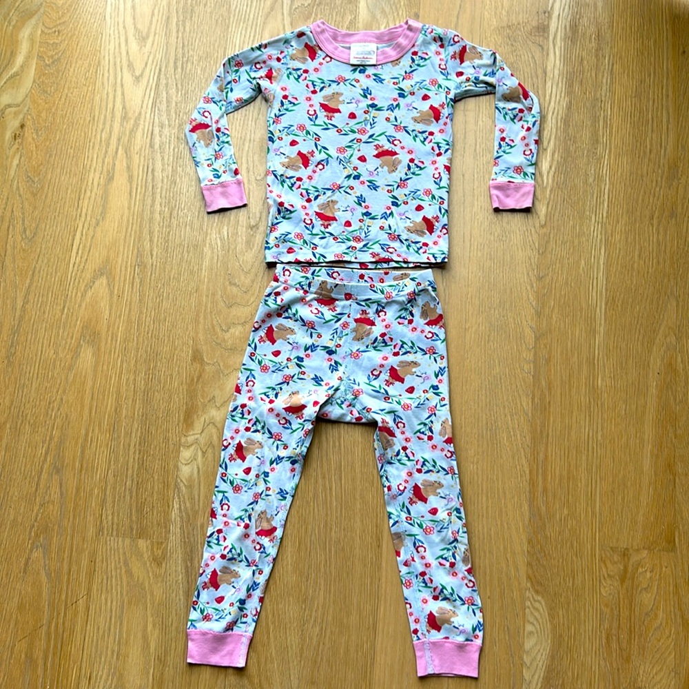Hanna Anderson Bunny pajamas - organic cotton size US 4 / 100cm - Used